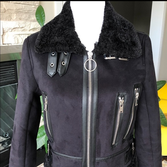 ❌SOLD ❌Zara | Suede style Aviator jacket🤩 - Picture 7 of 13